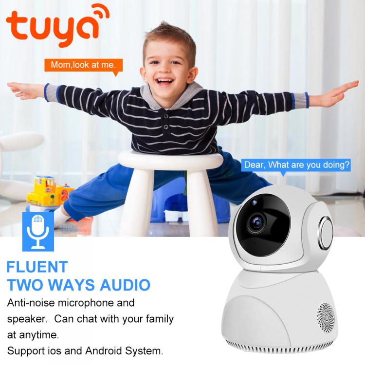 家用WIFI無線網絡攝像機高清300萬TUYA涂鴉智能3MP監(jiān)控攝像頭YT20 室內網絡攝像機 第3張