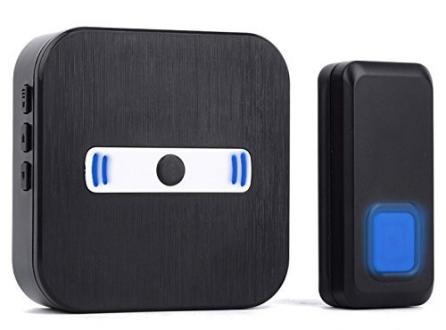 交流供電家用遠(yuǎn)距離遙控?zé)o線門鈴N8黑色