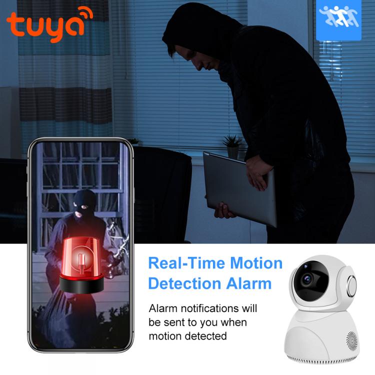 家用WIFI無線網絡攝像機高清300萬TUYA涂鴉智能3MP監(jiān)控攝像頭YT20 室內網絡攝像機 第2張