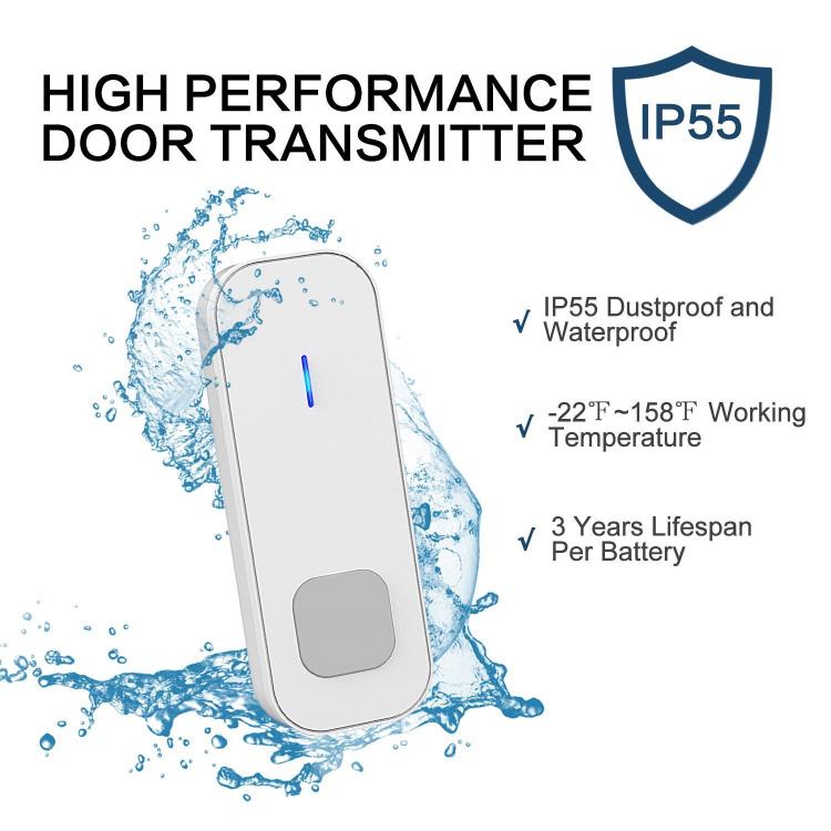 交流供電家用無線門鈴遠距離防水小夜燈電子門鈴N20D 夜燈門鈴 第4張-家家安科技 交流供電家用無線門鈴遠距離防水小夜燈電子門鈴N20D 夜燈門鈴 第4張