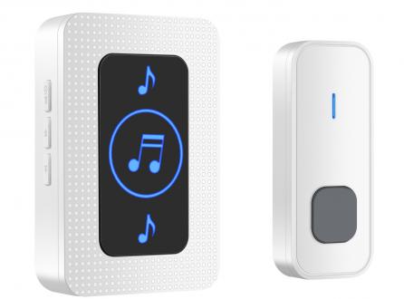 交流供電家用無(wú)線門鈴遠(yuǎn)距離防水小夜燈電子門鈴N20D