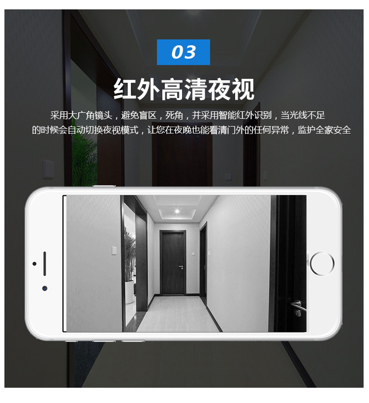 涂鴉低功耗wifi無線電池可視門鈴家用T30Tuya tuya可視門鈴 第9張