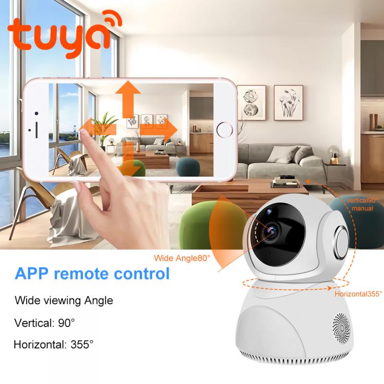 家用WIFI無線網絡攝像機高清300萬TUYA涂鴉智能3MP監(jiān)控攝像頭YT20 室內網絡攝像機 第5張