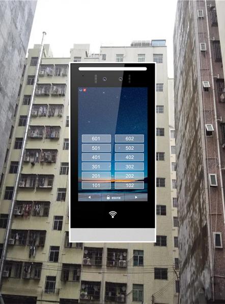 獨棟多戶小區樓宇可視對講舊改涂鴉人臉識別門禁手機對講系統