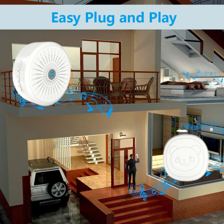 無線觸摸門鈴寵物電子門鈴遠距離防水N688Q 寵物門鈴 第7張