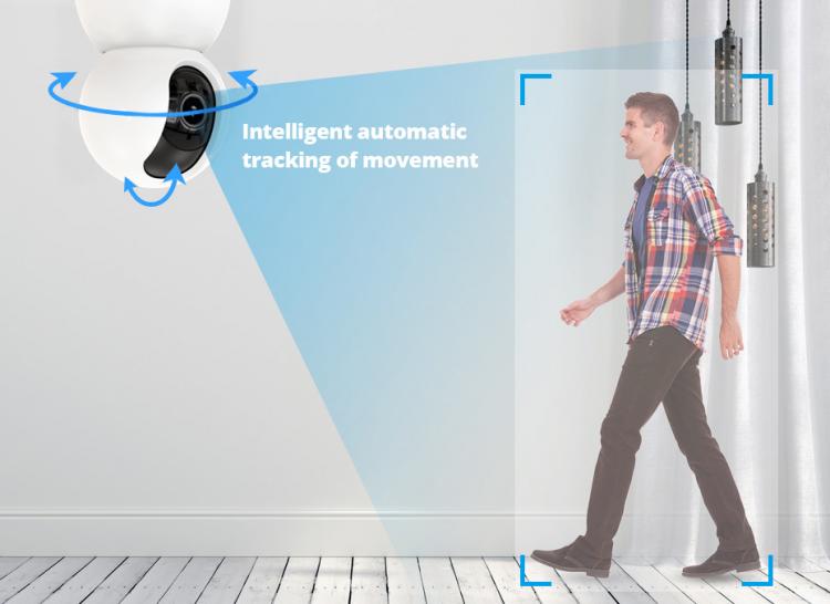 家用WIFI無線網絡攝像機涂鴉智能云臺旋轉高清監控YT13 室內網絡攝像機 第6張