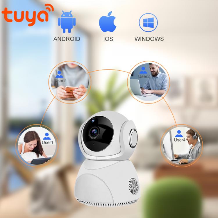家用WIFI無線網絡攝像機高清300萬TUYA涂鴉智能3MP監(jiān)控攝像頭YT20 室內網絡攝像機 第6張