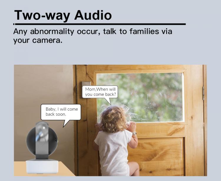 家用IP網絡攝像機Tuya涂鴉智能云臺WIFI無線監控攝像頭高清YT16 室內網絡攝像機 第5張