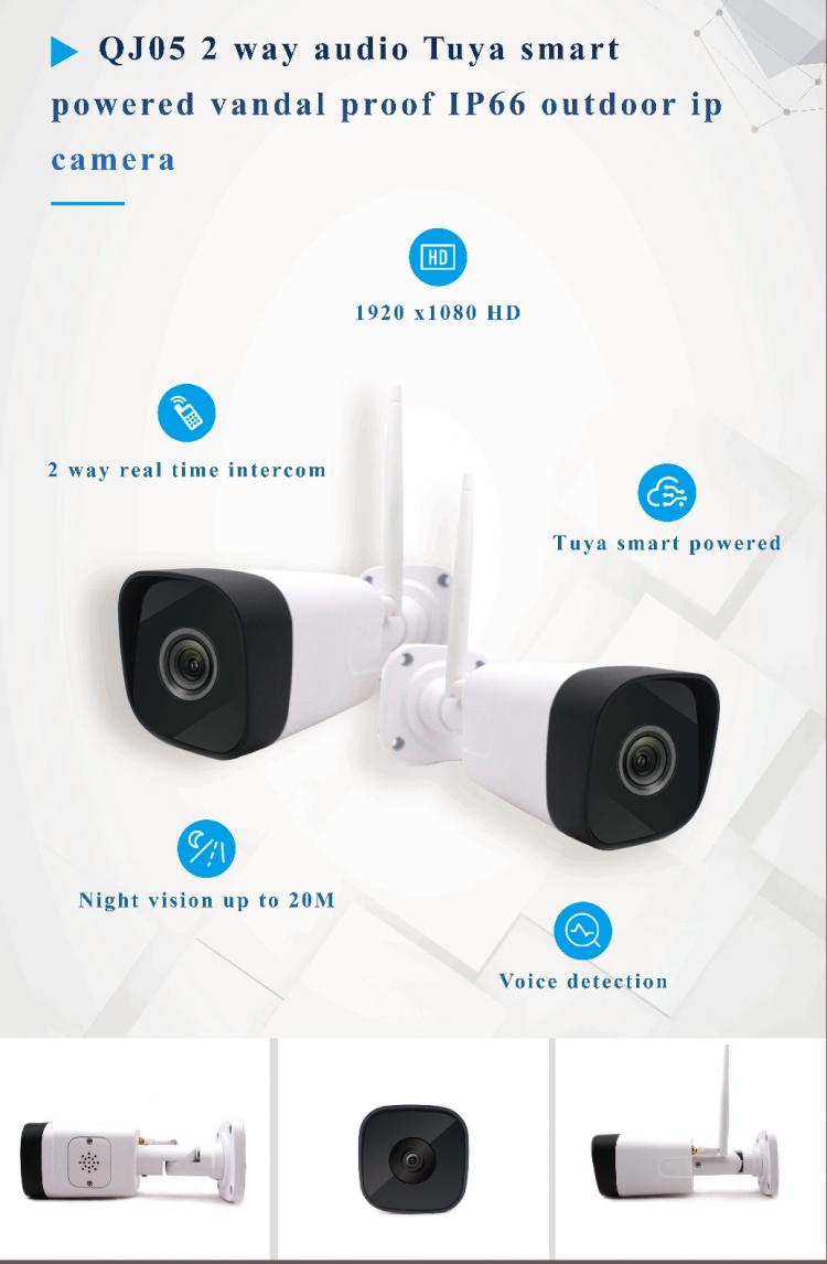 涂鴉tuya室外防水槍機攝像頭1080P高清監控WIFI|LAN|ONVIF攝像機QJ05 室外防水攝像機 第6張-家家安科技 涂鴉tuya室外防水槍機攝像頭1080P高清監控WIFI|LAN|ONVIF攝像機QJ05 室外防水攝像機 第6張