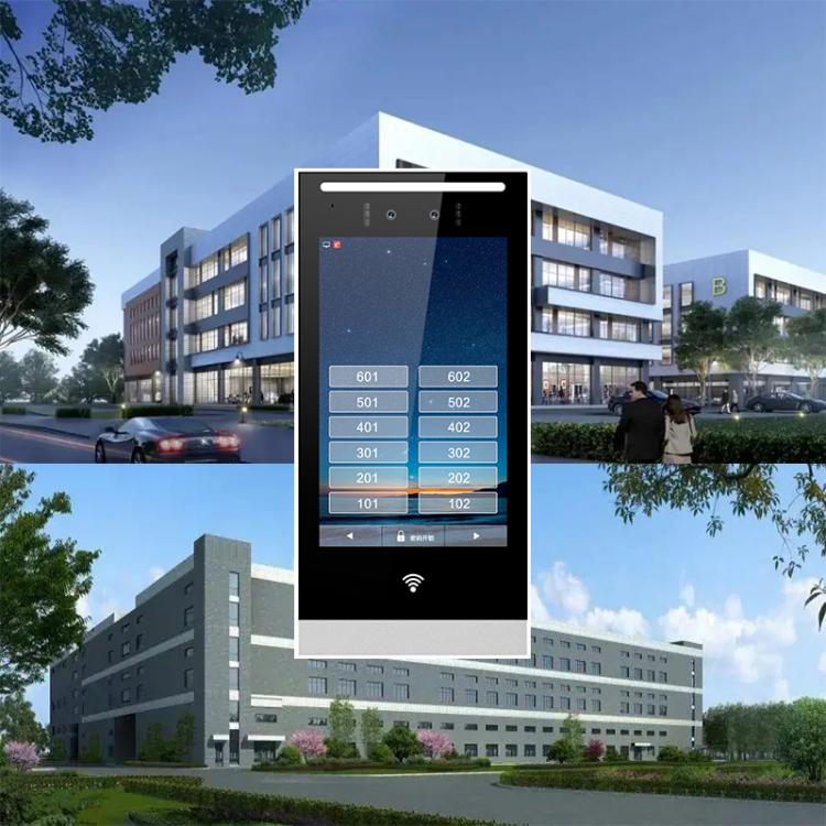 工業園區工廠生產廠房人臉識別語音呼叫可視對講門禁系統 企事業單位/辦公樓宇可視對講 第1張