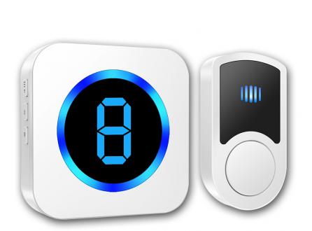 交流供電無線家用防水門鈴M15G遠(yuǎn)距離300米傳輸55首鈴聲美規(guī)歐規(guī)英規(guī)澳規(guī)日規(guī)插頭無線門鈴