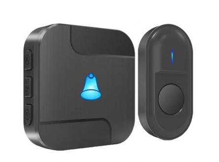 交流供電無線家用防水門鈴N69D遠(yuǎn)距離300米傳輸55首鈴聲美規(guī)歐規(guī)英規(guī)澳規(guī)日規(guī)插頭無線門鈴