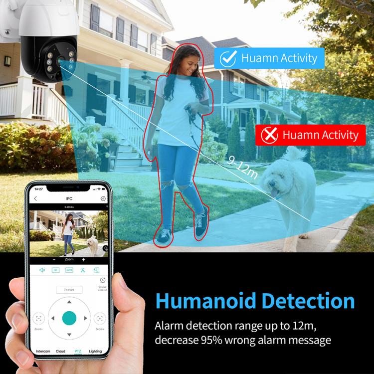 涂鴉tuya低功耗4G太陽能戶外監(jiān)控WIFI無線500萬高清防水夜視IP攝像機人形檢測360度云臺運動跟蹤5倍光學(xué)變焦攝像頭球機 4G監(jiān)控攝像機 第8張