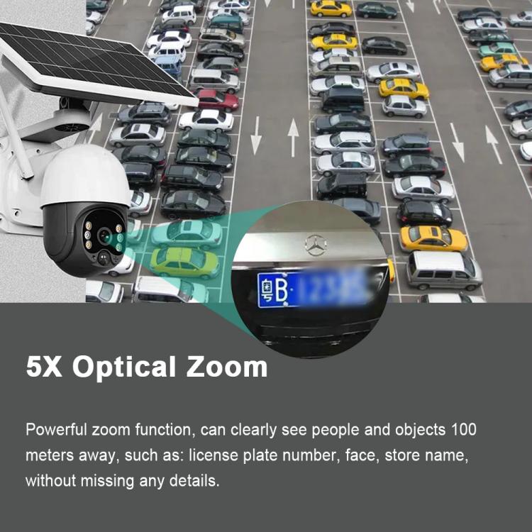 涂鴉tuya低功耗4G太陽能戶外監(jiān)控WIFI無線500萬高清防水夜視IP攝像機人形檢測360度云臺運動跟蹤5倍光學(xué)變焦攝像頭球機 4G監(jiān)控攝像機 第7張