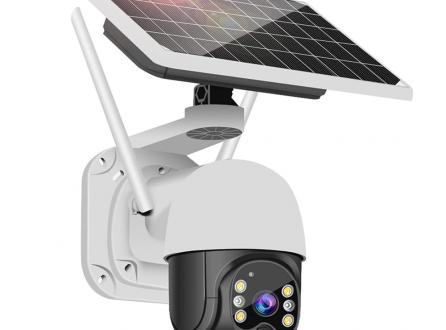 涂鴉tuya低功耗4G太陽能戶外監控WIFI無線500萬高清防水夜視IP攝像機人形檢測360度云臺運動跟蹤5倍光學變焦攝像頭球機