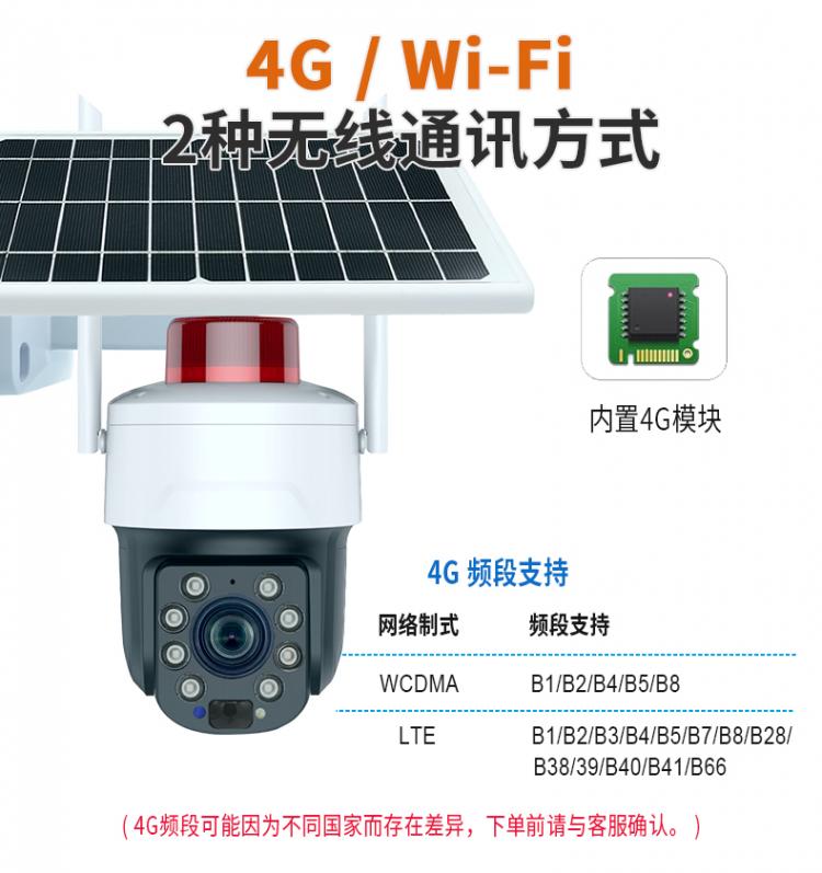30倍光學(xué)變焦防水戶外太陽能4G+WIFI監(jiān)控球機(jī)無線360°云臺攝像頭 4G監(jiān)控?cái)z像機(jī) 第11張