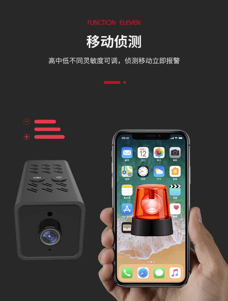 tuya無線WIFI高清迷你電池攝像機3000mah大容量mini高清監控攝像頭涂鴉4G電池監控 品牌動態 第6張