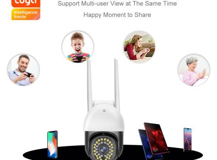 tuya太陽能監控WIFI歐洲美國東南亞4G無線通信出口跨境攝像頭廠家直銷可定制涂鴉戶外防水球形攝像機