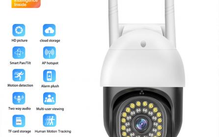 tuya涂鴉室外防水36燈球機TUYA戶外高清監控攝像頭雙光源夜視全彩球形攝像機