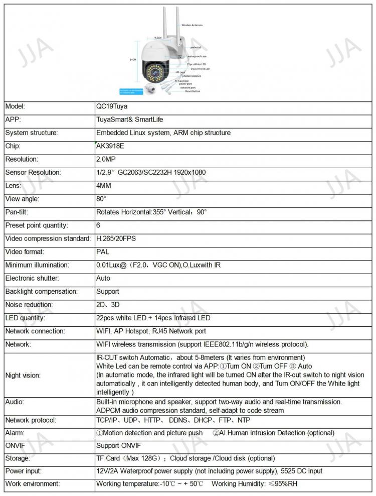 tuya涂鴉室外防水36燈球機(jī)TUYA戶外高清監(jiān)控?cái)z像頭雙光源夜視全彩球形攝像機(jī) 品牌動(dòng)態(tài) 第8張-家家安科技 tuya涂鴉室外防水36燈球機(jī)TUYA戶外高清監(jiān)控?cái)z像頭雙光源夜視全彩球形攝像機(jī) 品牌動(dòng)態(tài) 第8張